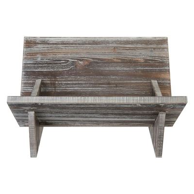 Display de libros de madera de estilo retro Organizador para revistas Archivos de libros Álbums