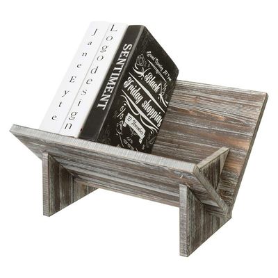 Display de libros de madera de estilo retro Organizador para revistas Archivos de libros Álbums