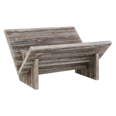 Display de libros de madera de estilo retro Organizador para revistas Archivos de libros Álbums