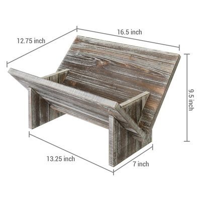 Display de libros de madera de estilo retro Organizador para revistas Archivos de libros Álbums