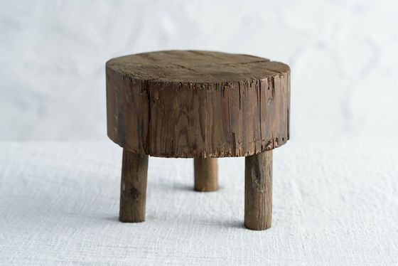 Impresión en serigrafía Rustica de borde vivo Estand de madera recuperada para decoración interior