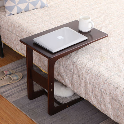 Tabla de café de madera moderna de madera de pino curvada de madera sólida para el salón o el dormitorio