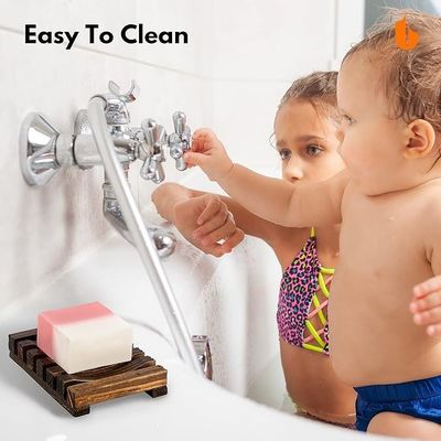 En stock Popular 19.88 X 14 X 2.5 pulgadas Acacia Curva de servir bandeja Con el logotipo del mango