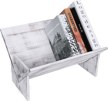 Revista de madera Libro Archivos Álbumes Display Estilo Retro Organizador Decoración de estanterías de pared