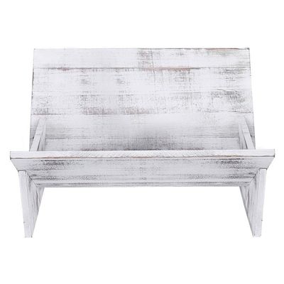 Revista de madera Libro Archivos Álbumes Display Estilo Retro Organizador Decoración de estanterías de pared