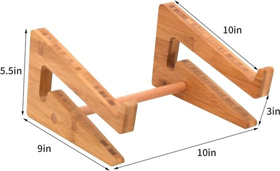 Decoración de estantería de pared de madera Descripción Stand portátil Compatible con cualquier portátil