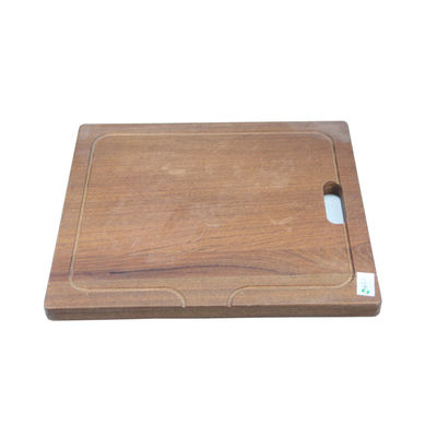 Tabla de corte de madera sólida funcional con mango de tamaño personalizado Impresión sostenible quemada