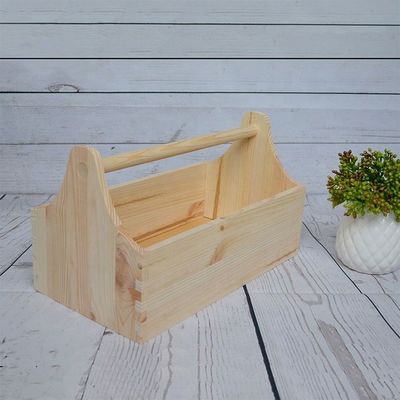 Logotipo personalizado aceptable e impresión grabado con láser caja de herramientas de madera para almacenamiento de artesanías