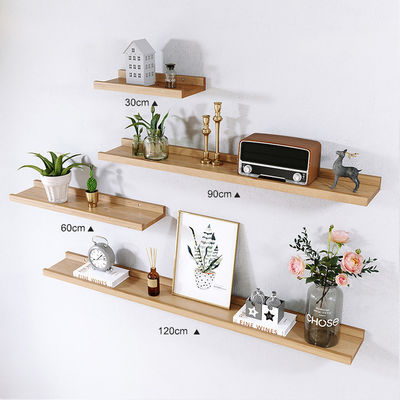 NO estanterías inflables de madera de haya rústica para almacenamiento en la pared y decoración del hogar