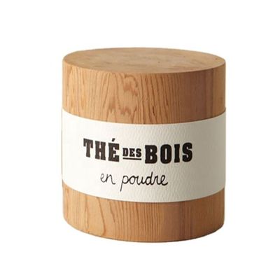 Caja de almacenamiento de té de madera Barril de contenedores para té café dulces Reproducción en relieve Impresión Manipulación