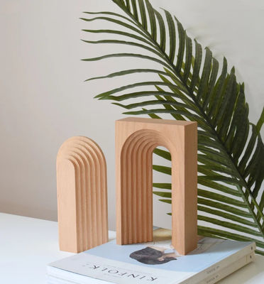 Diseño moderno Decoración de la casa de madera a medida Ilustración gráfica Art Decoración de arcos Escultura