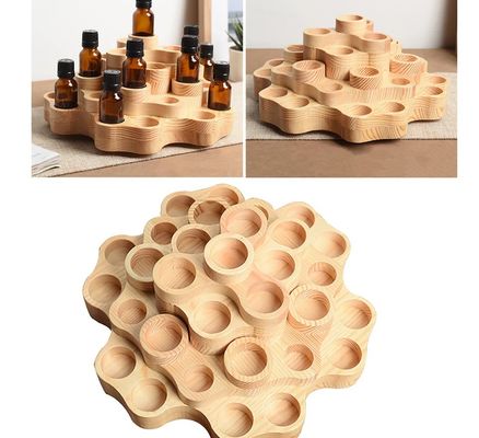 15 ml y 10 ml botellas de aceite esencial Display Stand Rack con logotipo personalizado aceptable