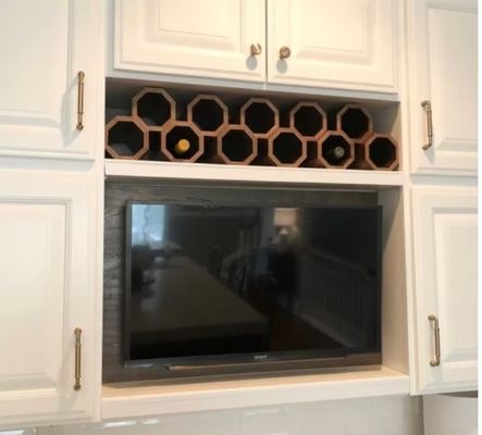 Contenedor de vino de madera apilable de gran cantidad para estante de vino de escritorio personalizado