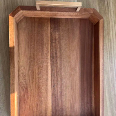 Diseños personalizados Tienda de madera rectangular de estilo rústico para mesa de café