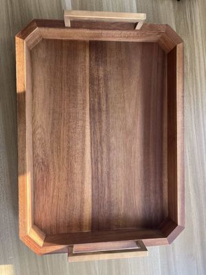 Diseños personalizados Tienda de madera rectangular de estilo rústico para mesa de café