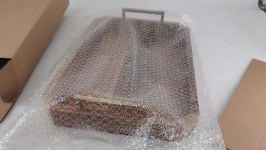 Diseños personalizados Tienda de madera rectangular de estilo rústico para mesa de café