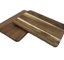 Bloques de cortar de madera tabla de corte de acacia sostenible de toda la temporada de color simple