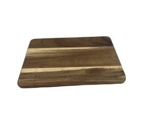 Bloques de cortar de madera tabla de corte de acacia sostenible de toda la temporada de color simple