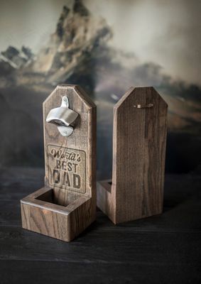 Abridor de botellas de cerveza de mango de madera Regalo ideal para novios con impresión de logotipo personalizado