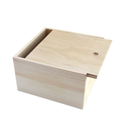 Caja de madera personalizada con tapa de diapositiva La combinación perfecta de y estilo