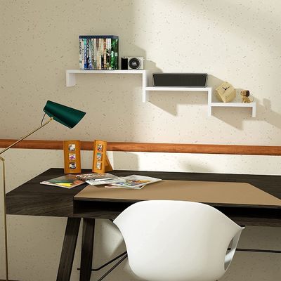 Estante de pared de madera maciza Estantes flotantes hechos a mano Estante de pared de madera montado para casa