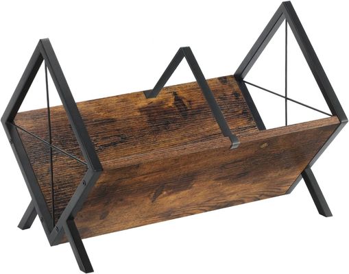 Estante de visualización de discos de vinilo de madera para montaje rápido y almacenamiento de archivos de libros de revistas álbumes