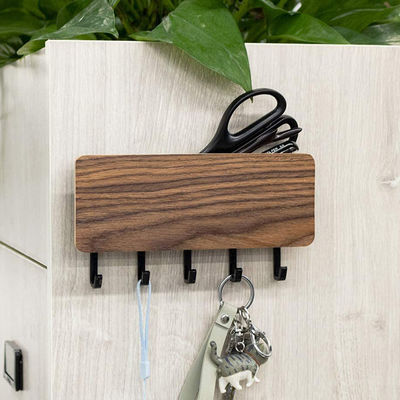 Portador de correo de entrada personalizado para pared con 5 ganchos de llave