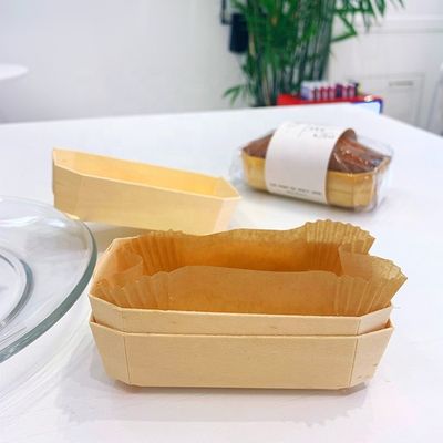 Crear pasteles y panes europeos impresionantes con molde de pastel de madera de corteza de álamo reutilizable