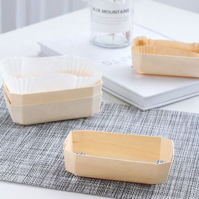 Crear pasteles y panes europeos impresionantes con molde de pastel de madera de corteza de álamo reutilizable