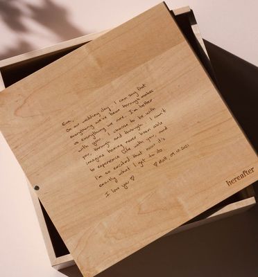 Caja de memoria personalizada minimalista moderna para recuerdos de logotipos personalizados y portaobjetos de almacenamiento