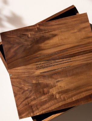 Caja de memoria personalizada minimalista moderna para recuerdos de logotipos personalizados y portaobjetos de almacenamiento