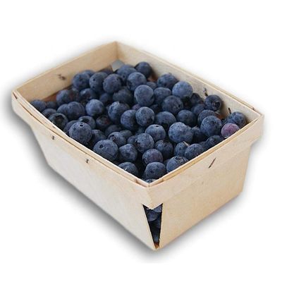 Color de madera de abedul o álamo 4 x 4 pulgadas Pint Frutas Cestas para decoraciones de fiesta