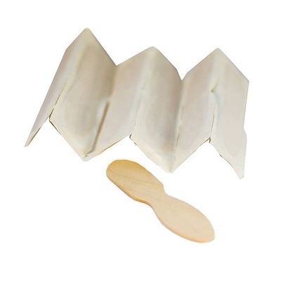 Logotipo personalizado Bastones de helado de madera Mini cucharas personalizadas de madera de abedul