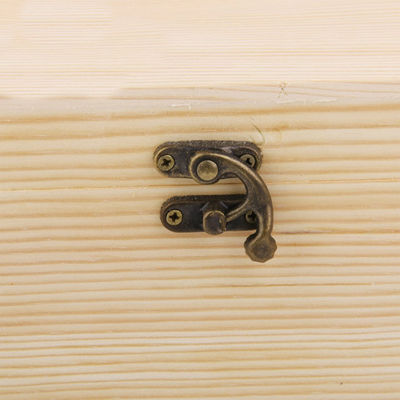 Logotipo personalizado aceptable botella única caja de vino de madera para regalos personalizados