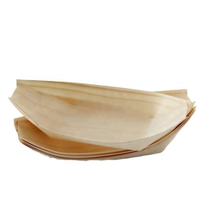 5 días de entrega Plato de sushi de madera en madera de pino Tamaño personalizado y logotipo aceptable