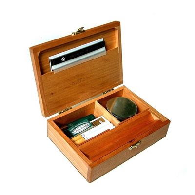 Logotipo personalizable y opciones de recubrimiento de laca Humidor de madera para caja de embalaje de cigarros