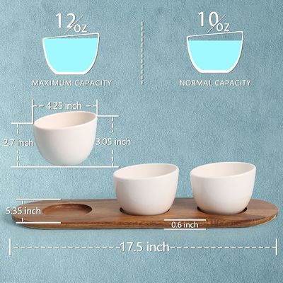 Tray de madera de acacia con trozos y salpicaduras de madera de color natural o de su color