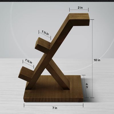 Controlador de videojuegos Headset Stand Estante de madera para decoración del hogar con soporte para auriculares