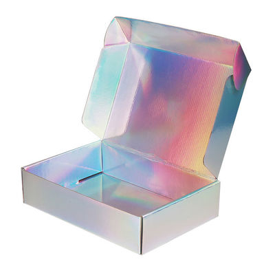 Impresión de laminado de Matt personalizada Conjunto de cosméticos rosados Caja de envío para cuidado de la piel