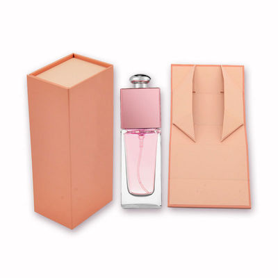 Impresión de laminado de Matt personalizada Conjunto de cosméticos rosados Caja de envío para cuidado de la piel
