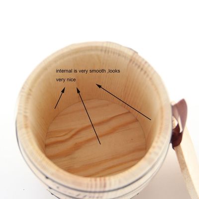 Embalaje en barril de madera personalizable para regalos de café Muestra gratuita