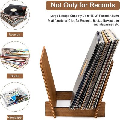 Estante no plegable para discos de vinilo de LP