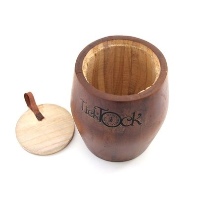 Tazas de barril de vino de madera de nuez de diseño único para bebidas personalizadas en ocasiones especiales