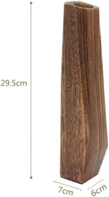 Características regionales Vasa de madera para plantas de flores falsas