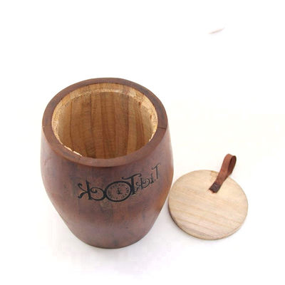 Barril de whisky de madera con logotipo personalizado Acceptable y estilo natural