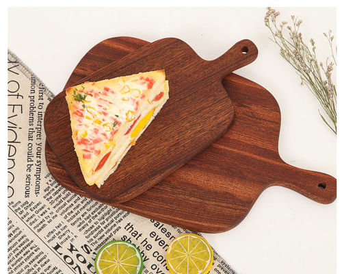 Logotipo reciclado de marca de acacia afilador de madera de tres propósitos de corte de la tabla trio