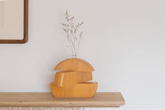 Vasa de hierba de Pampas moderna para piezas centrales de la mesa de moda