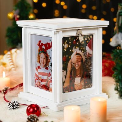 Recepción de bodas Eucalyptus DIY sobre caja de madera con cerradura muestreo gratis