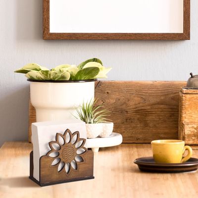 Tipo de soporte de girasol para la mesa de la cocina Decoración de la encimera en la sala de estar