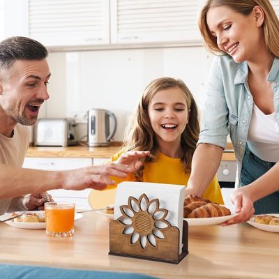 Tipo de soporte de girasol para la mesa de la cocina Decoración de la encimera en la sala de estar